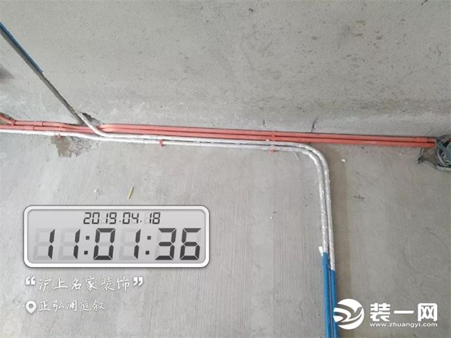 郑州沪上名家装修公司巡检队携新员工赴一线工地学习施工工艺 现场图片