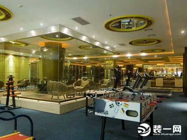 大浪淘沙洗浴中心装修效果图-健身区域