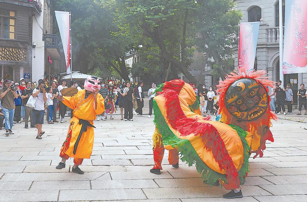 闽台阵头文化绽放新光彩：人在阵中舞 缘深情更真