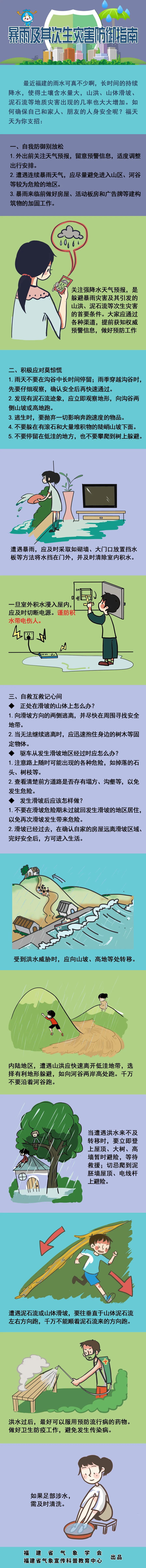 暴雨预警IV级仍在生效！今天福建中部地区有大雨到暴雨