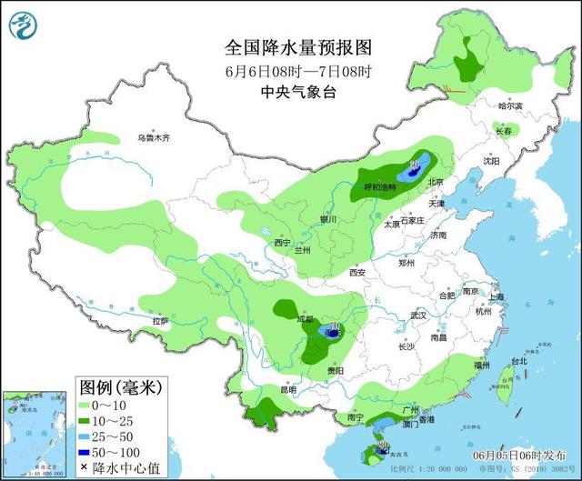 暴雨仍滞留广西广东 7日起雨带将明显北抬