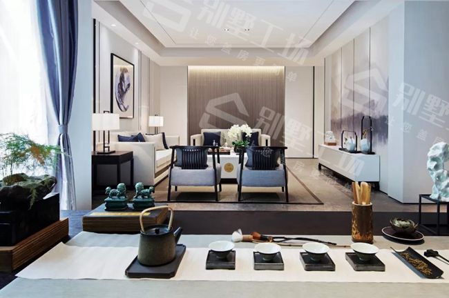 新中式装修样板间4