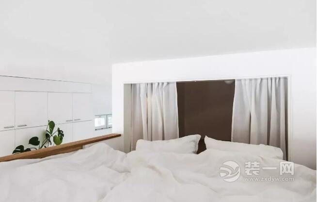 小户型郑州50平Loft风格卧室装修效果图