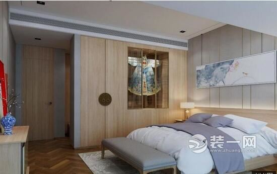 郑州绿都澜湾120平中式风格效果图