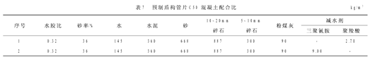 预制盾构管片高性能混凝土的研究和应用
