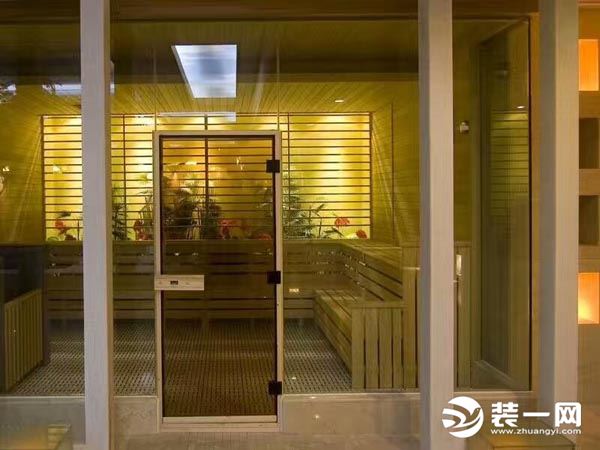 大浪淘沙洗浴中心装修效果图-汗蒸房区域