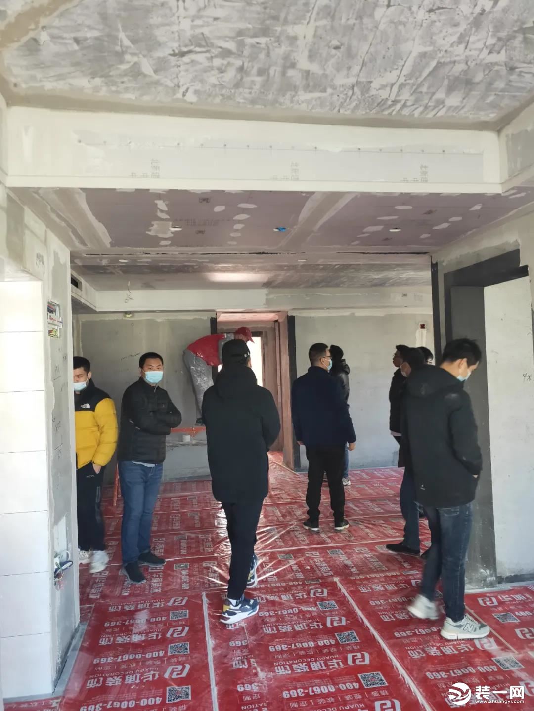 华埔装饰朗悦公园府工地巡检图