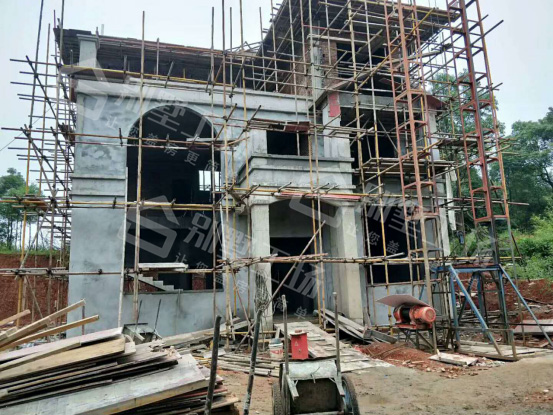农村自建别墅框架图