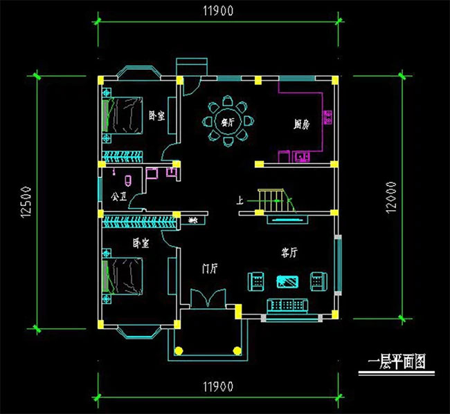 经典欧式别墅设计，客厅挑空，建好后倍漂亮498.jpg
