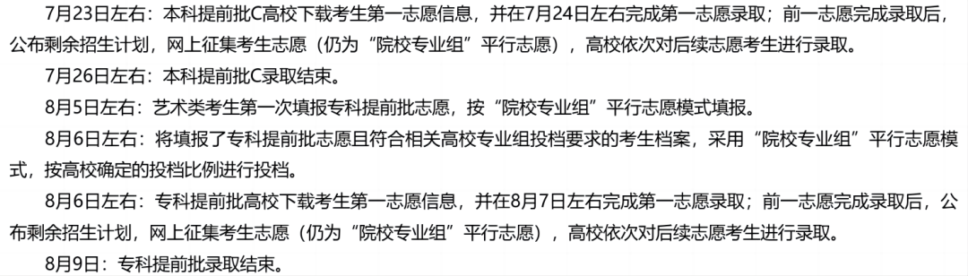 汇总！2024各地高考志愿填报时间来了