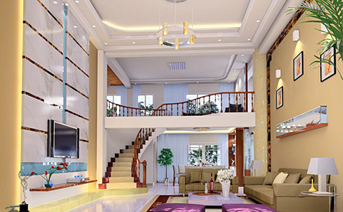 复式别墅装修效果图 复式别墅装修效果图