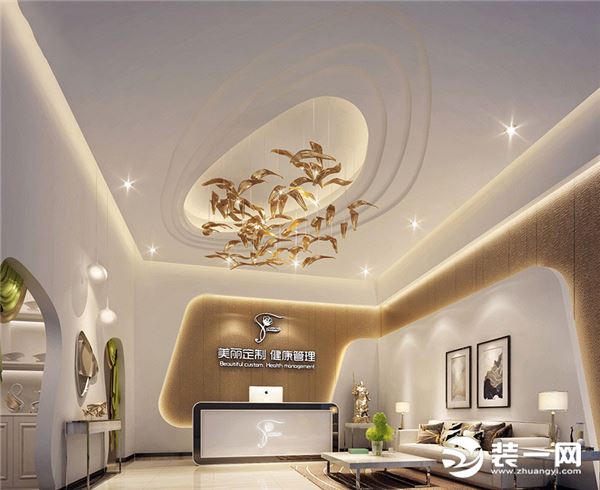 美容美发店装修效果图
