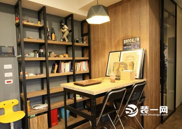 60平米小户型工业风格装修效果图