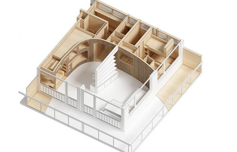 住宅内部空间划分图