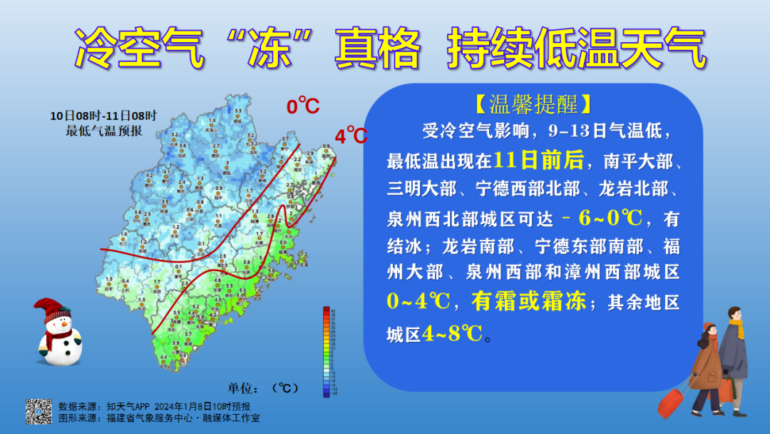 最新预报！9日福建高海拔山区有雨夹雪或小雪