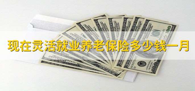 现在灵活就业养老保险多少钱一月，600人民币