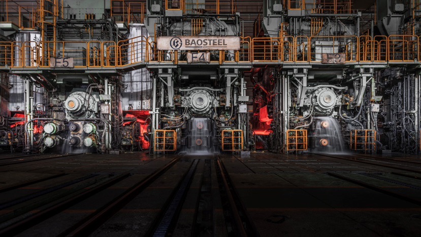 图:宝钢车间 拍摄者:顾海东