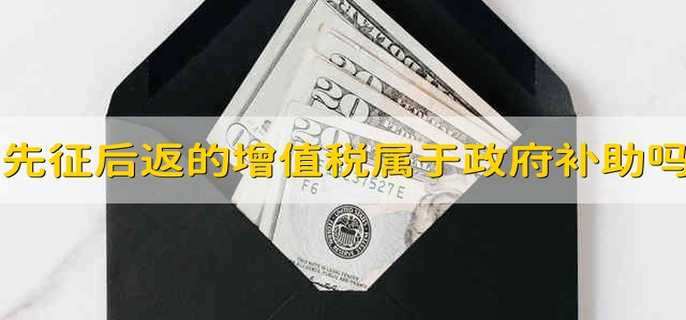 先征后返的增值税属于政府补助吗 增值税先征后返属于政府补助吗