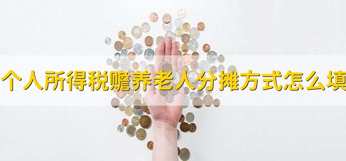 个人所得税赡养老人分摊方式怎么填,有以下五点