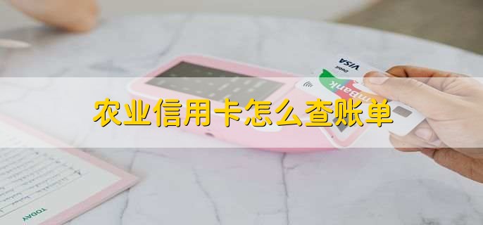 农业信用卡怎么查账单，有以下4点