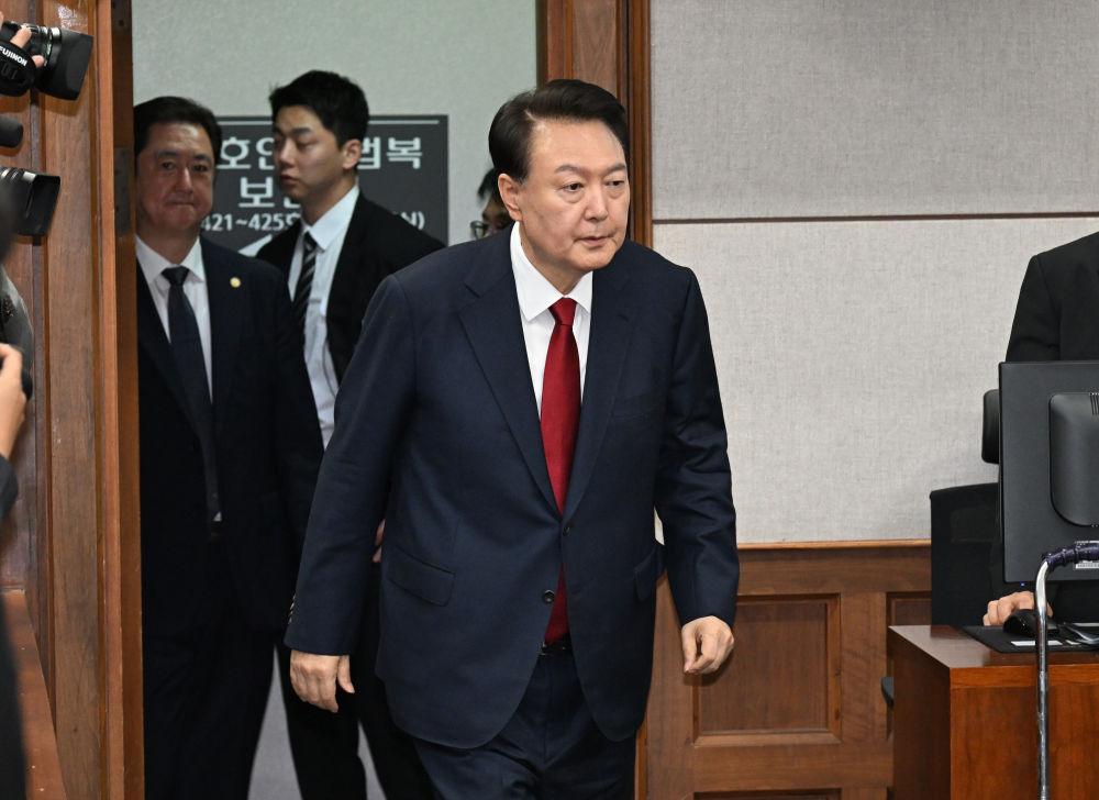 镜头直击 | 尹锡悦涉嫌发动内乱案举行第二次庭审