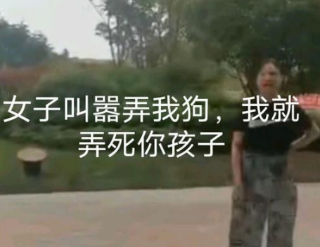 威胁要弄死对方小孩的遛狗女子被公司解聘，让人听了很解气 