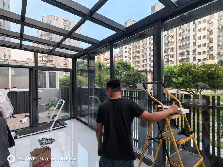 重型推拉门细节工艺展示