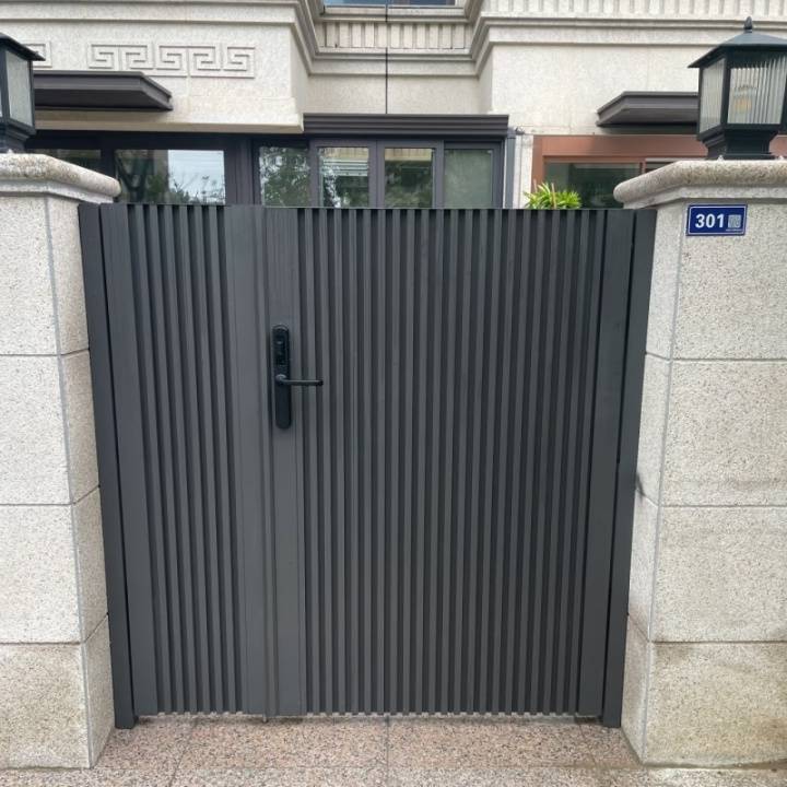 铝艺庭院大门工艺细节