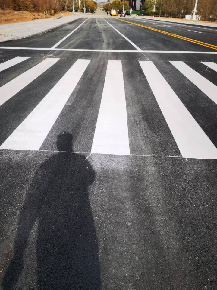 小区停车场画线工程示例