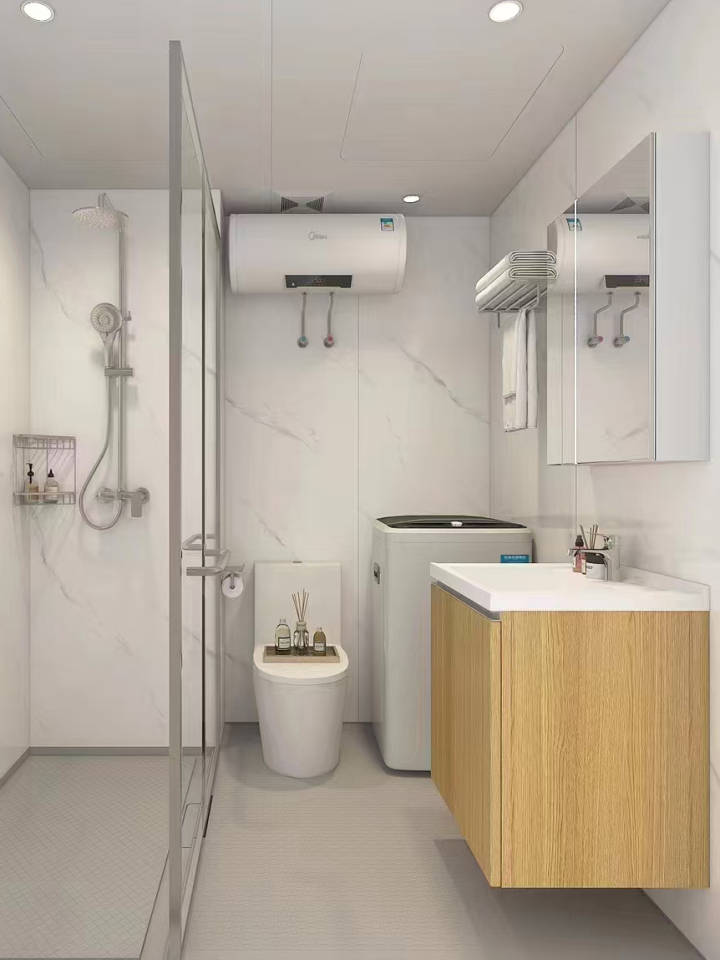 一体式卫浴安装效果展示