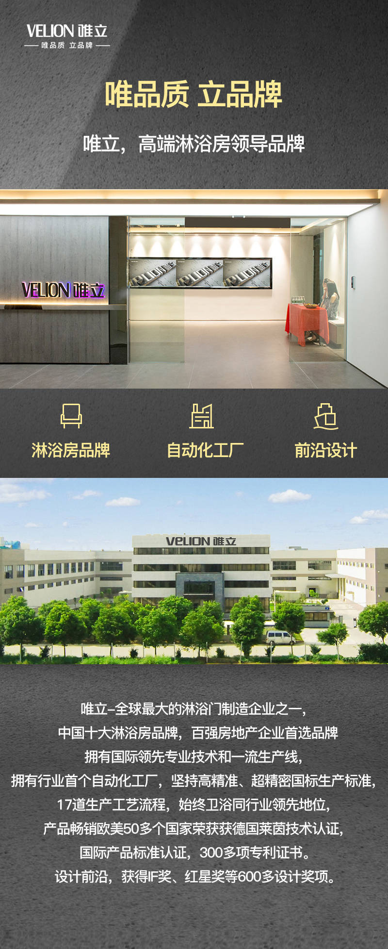 唯立品牌海报