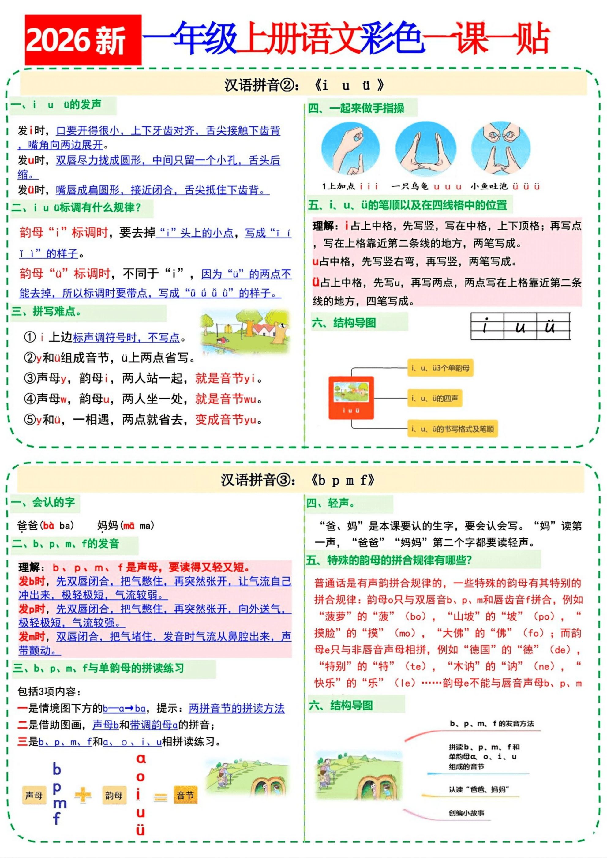 26秋 语文一年级上册彩色课课贴_04.png