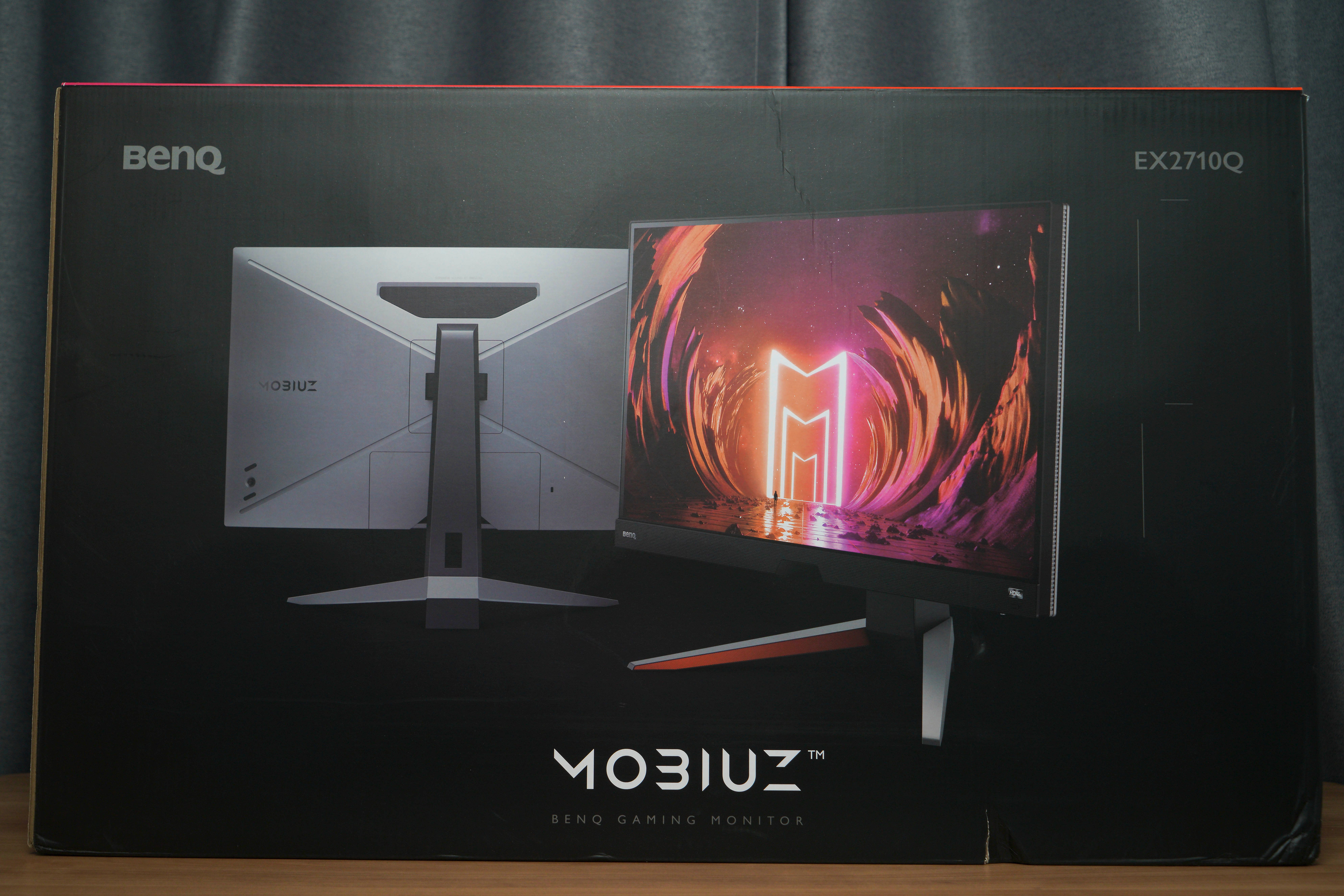 显示器|又一款带姓名的显示器, 明基MOBIUZ EX2710Q开箱评测