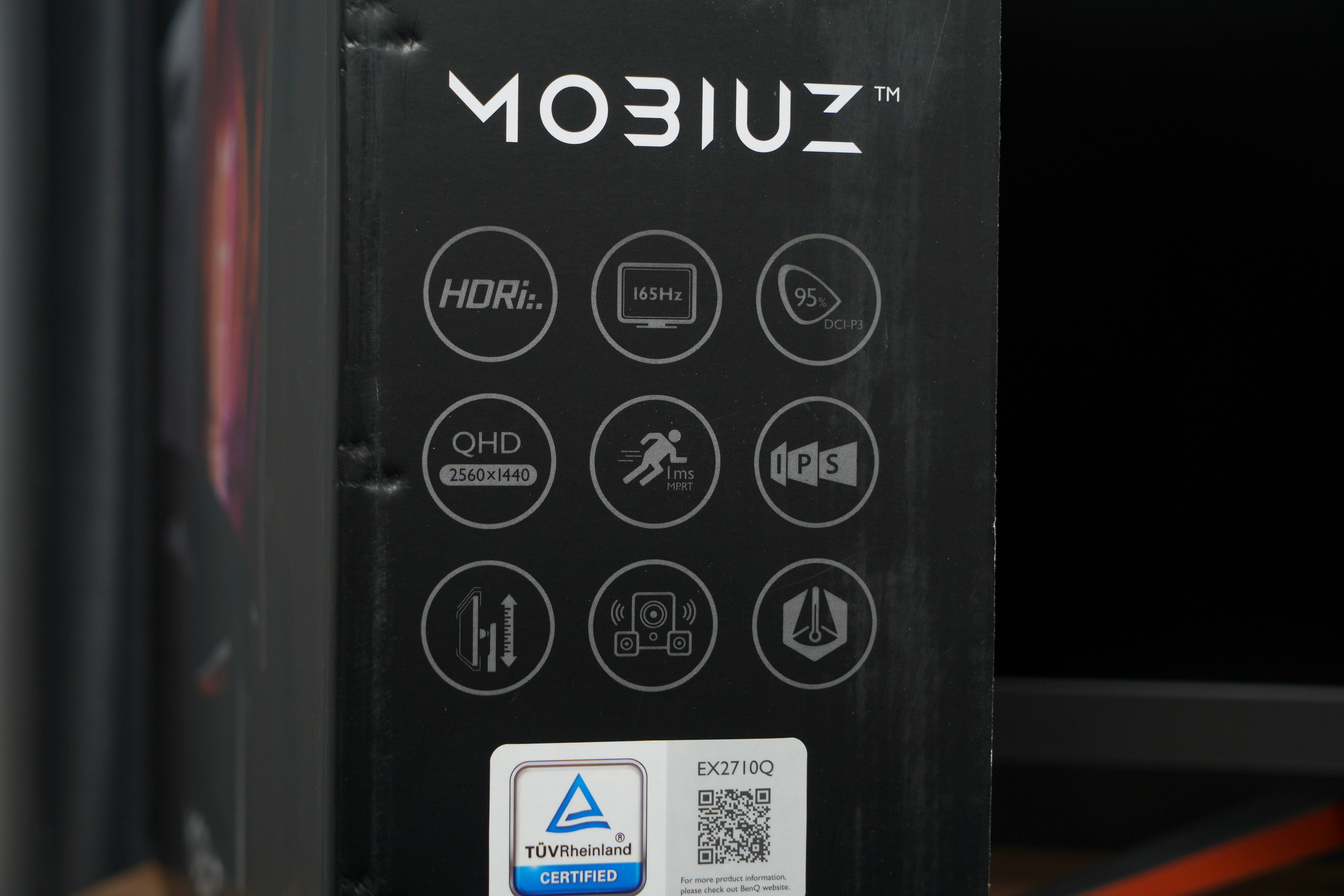 显示器|又一款带姓名的显示器, 明基MOBIUZ EX2710Q开箱评测