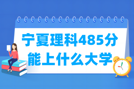 2024宁夏理科485分能上什么大学？