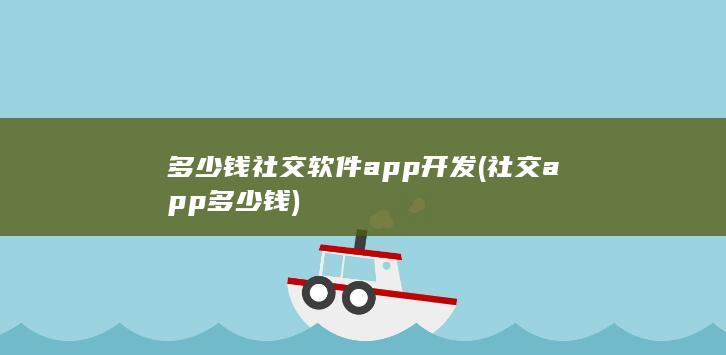 社交app多少钱