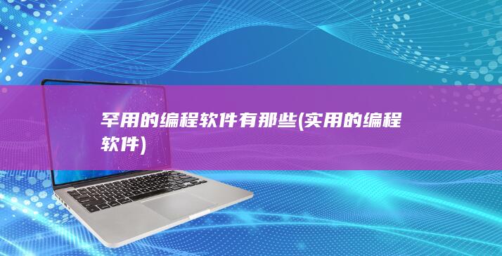 实用的编程软件