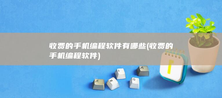 收费的手机编程软件有哪些