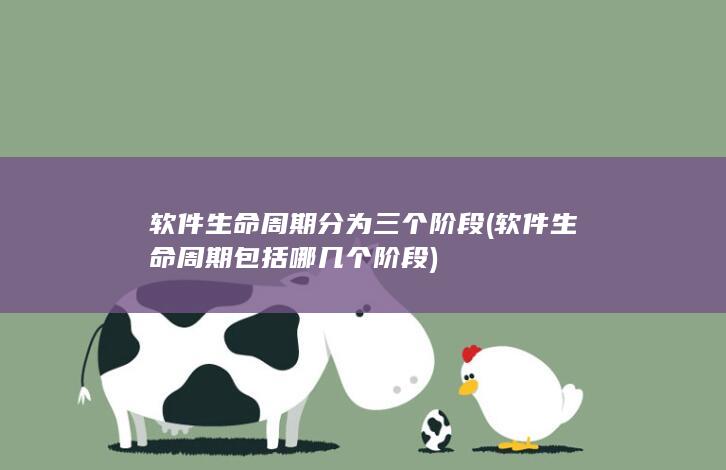 软件生命周期分为三个阶段