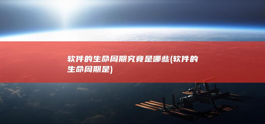软件的生命周期是