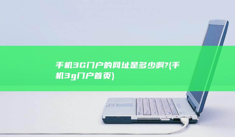 手机3G门户的网址是多少啊?