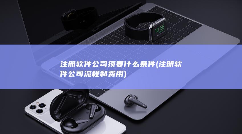 注册软件公司须要什么条件