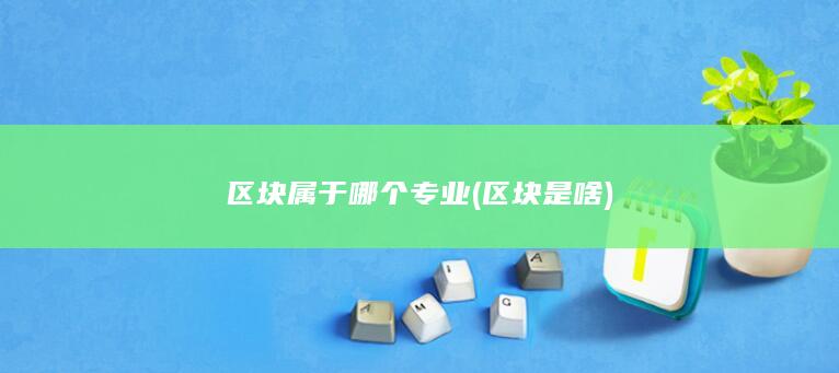 区块是啥