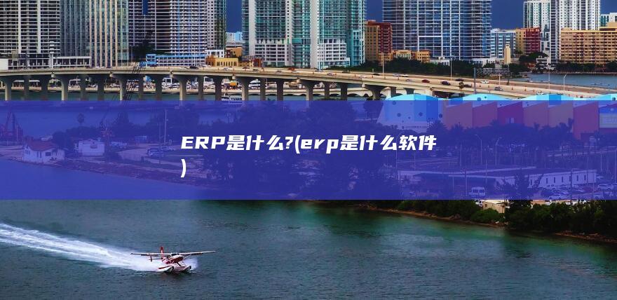 ERP是什么