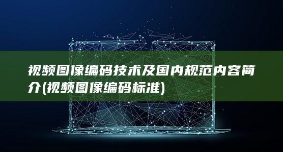 视频图像编码技术及国内规范内容简介
